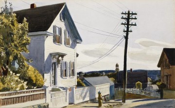  Hopper Lienzo - La casa de Adán Edward Hopper